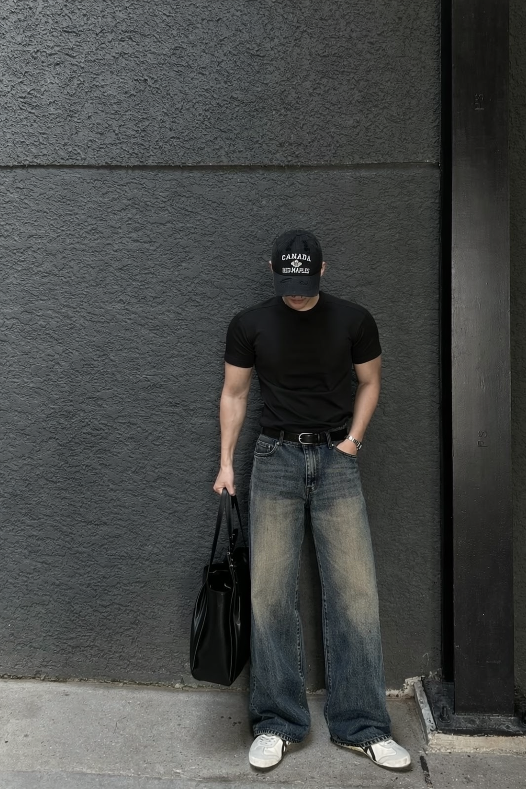 RIWYN Blue Screen Super Baggy Jeans