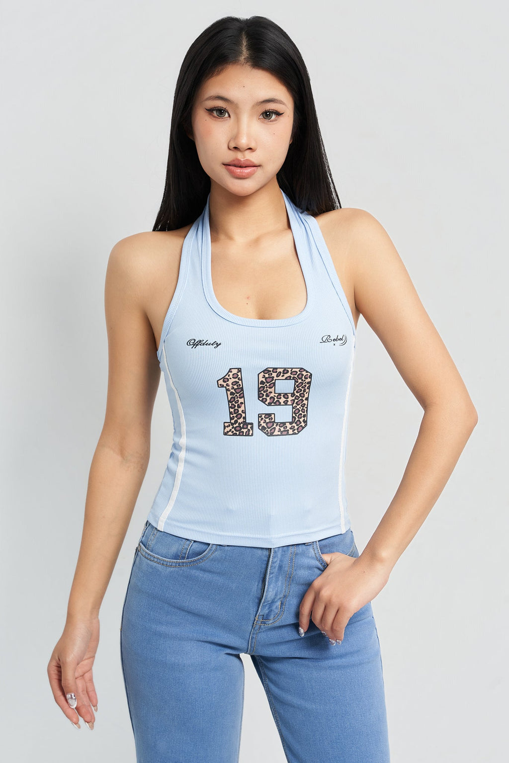 RǏWYÑ | Team 19 Racer Halter Top