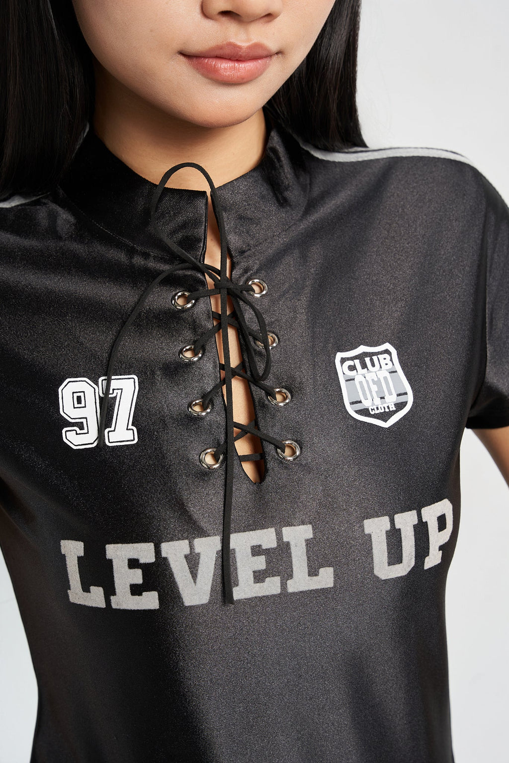 RǏWYÑ | Level Up Racer Jersey Top