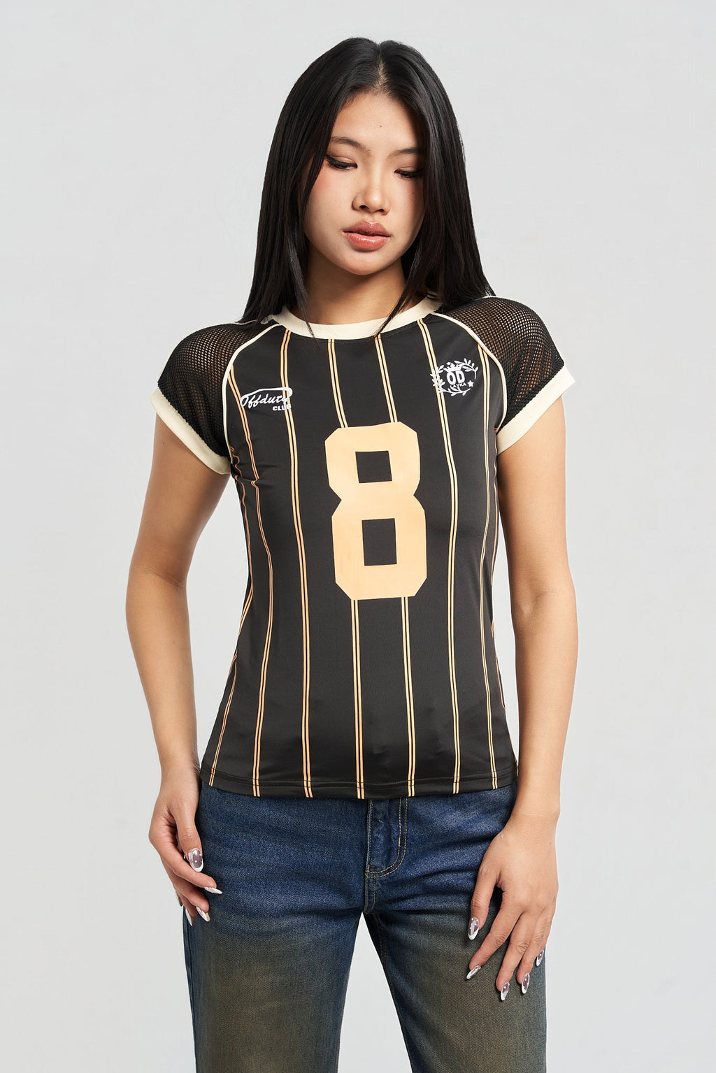 RǏWYÑ | The Playfield Mesh Sleeve Top
