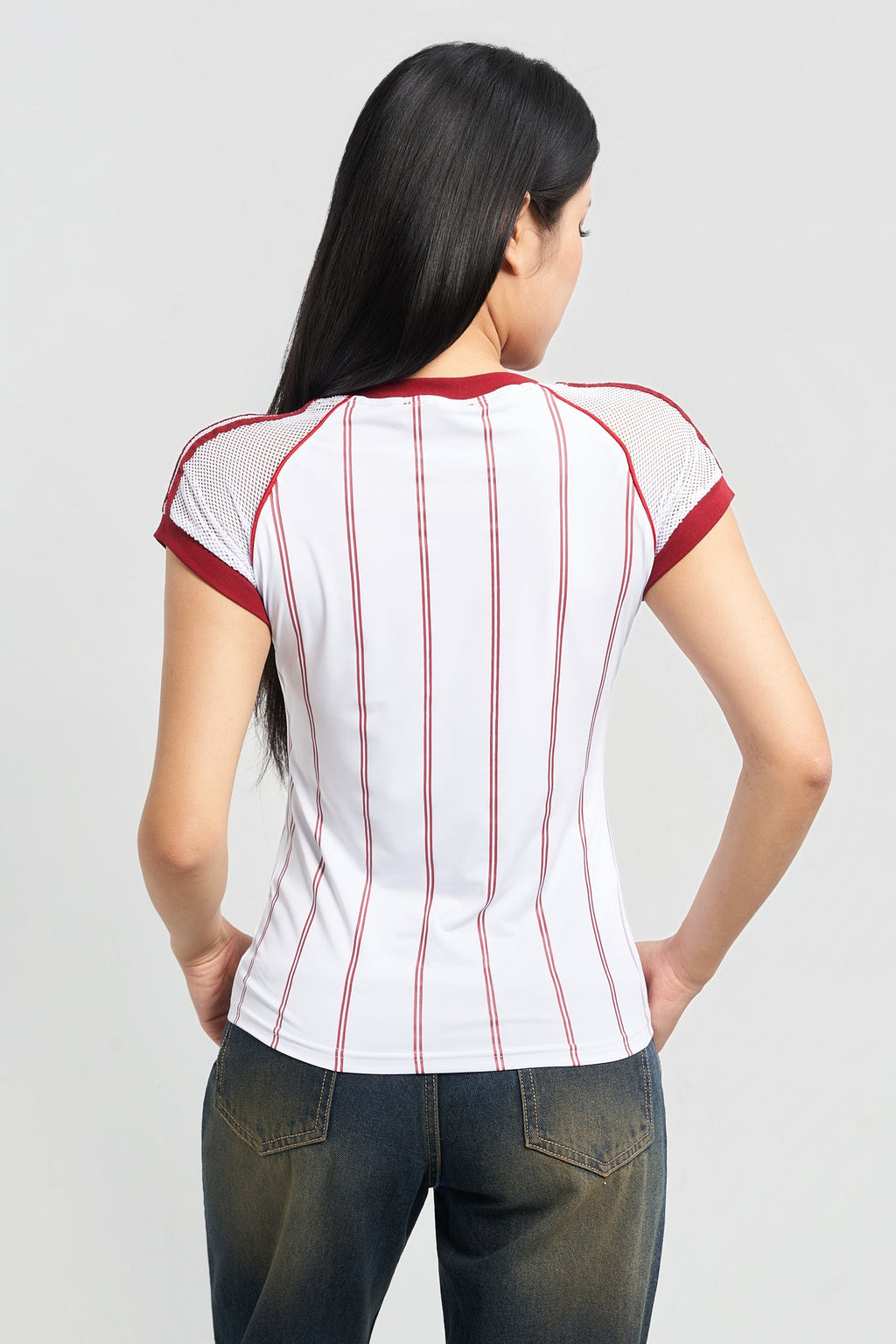 RǏWYÑ | The Playfield Mesh Sleeve Top