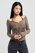 RǏWYÑ | Y2K Chill Girl Full Sleeve Top