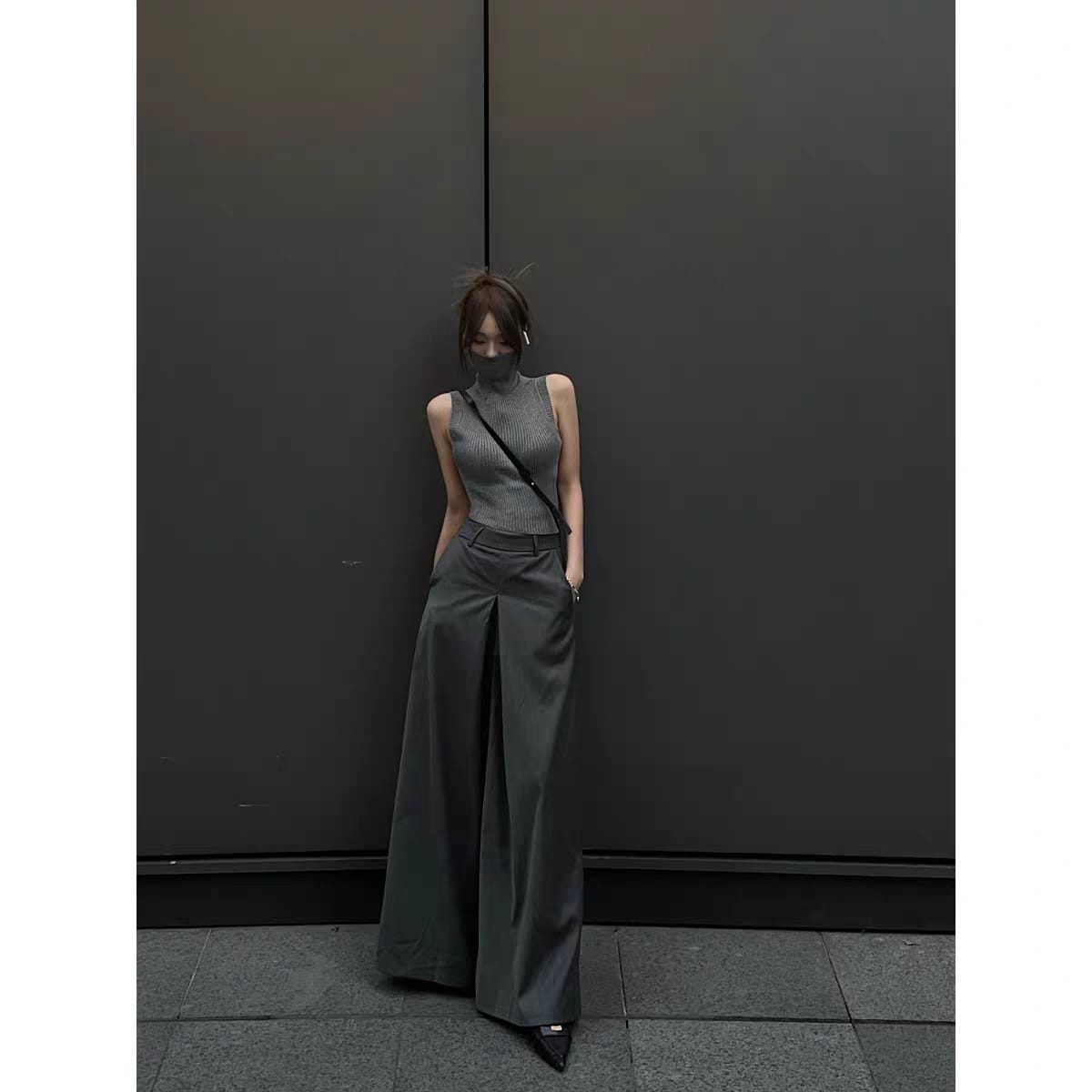 RǏWYÑ | Sakura Bloom Wide Leg Trousers