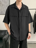 RIWYN Men Half-Sleeves Drop Shoulder Shirt
