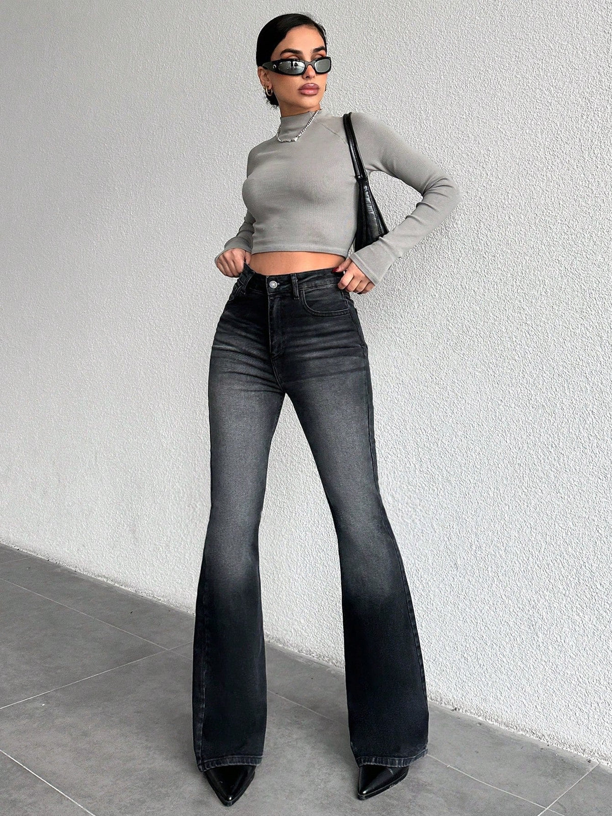 RǏWYÑ | Midnight Ash Bootcut Jeans