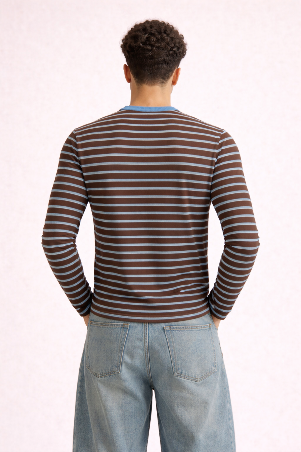 RIWYN Stripe Mode Long Sleeve Tshirt