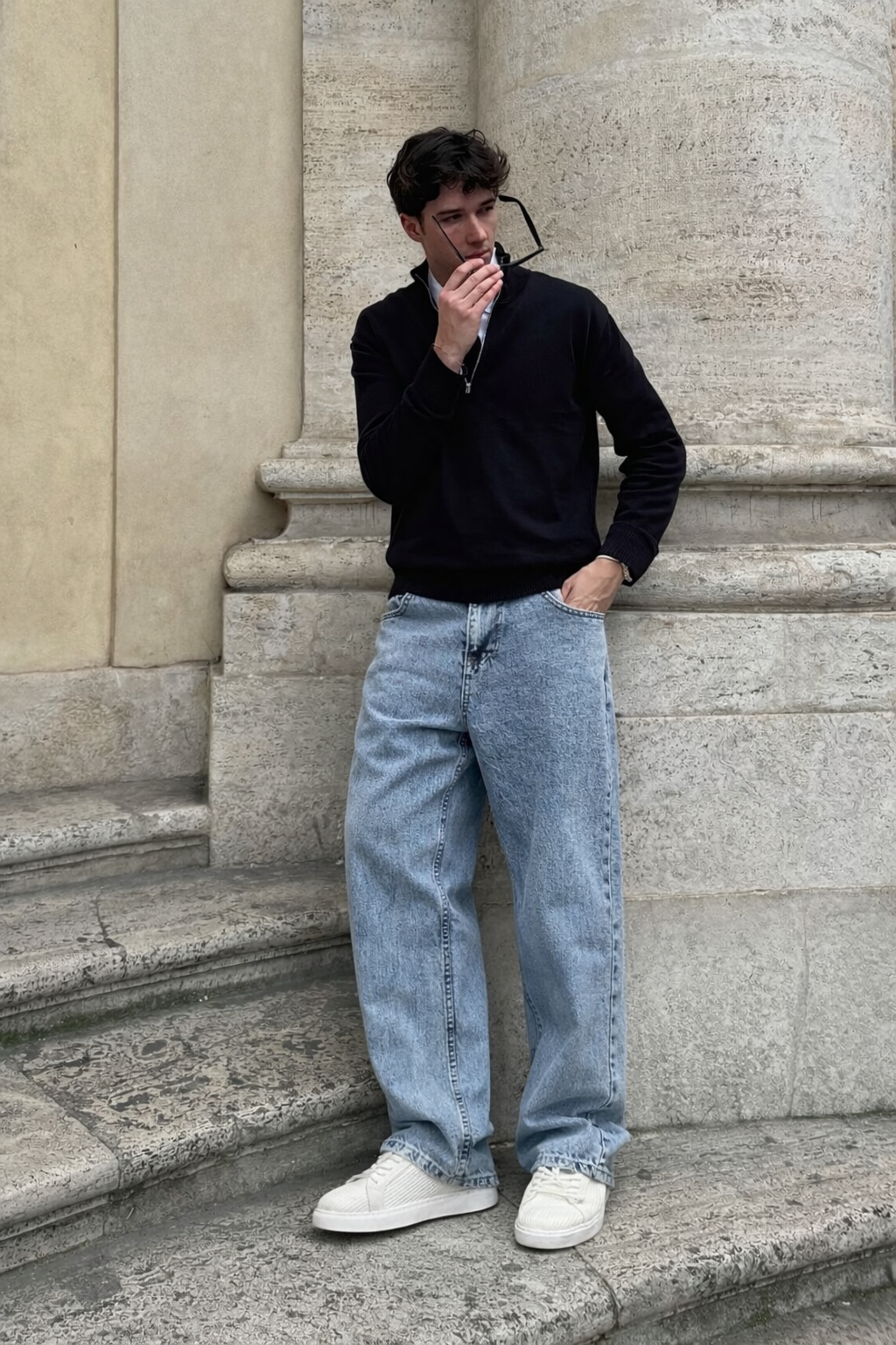 RIWYN Oh So Vintage Men Baggy Jeans