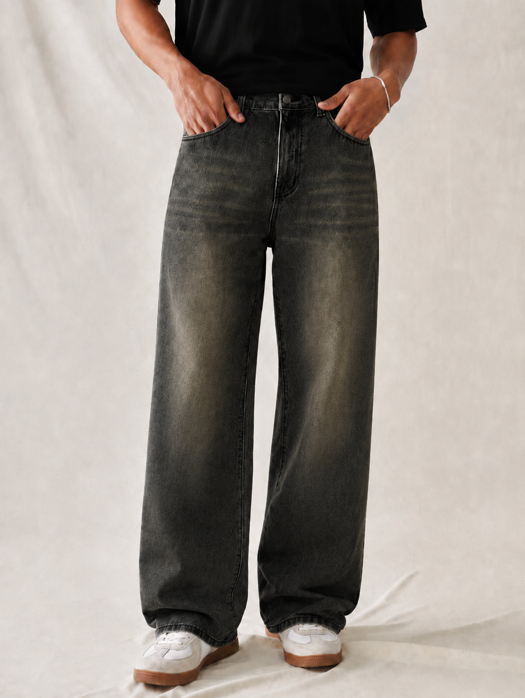 RIWYN Copper Echo Baggy Fit Jeans