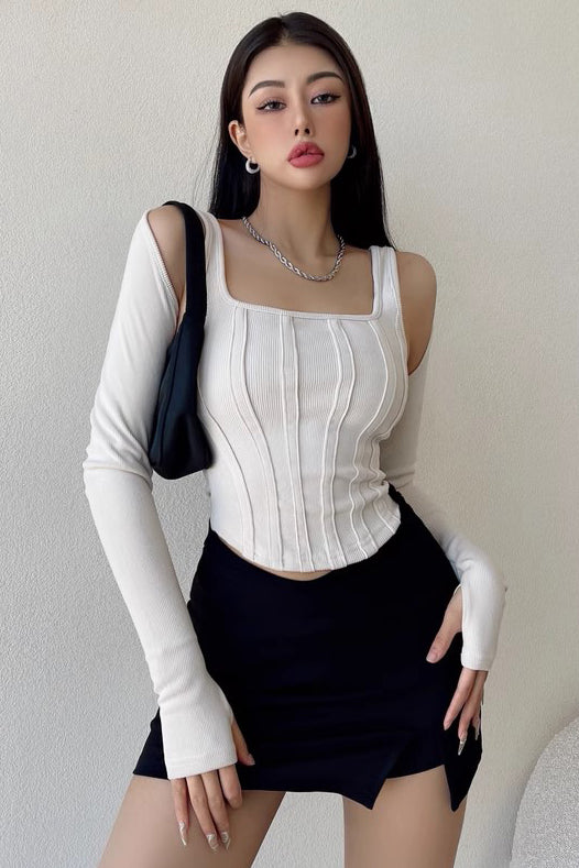 RǏWYÑ | Corset with Shrug Fitted Top