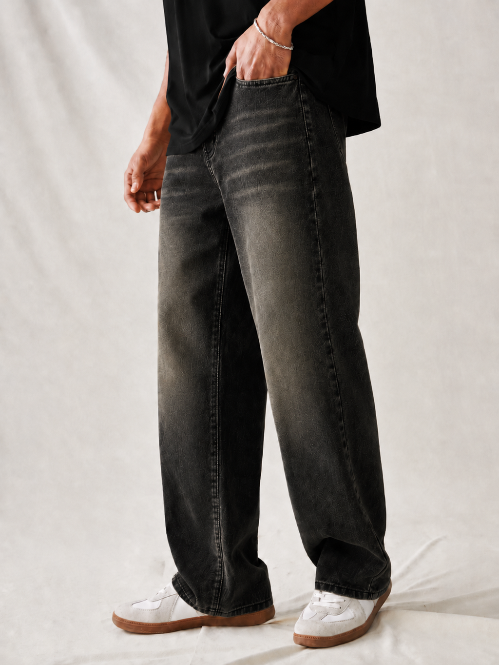 RIWYN Copper Echo Baggy Fit Jeans