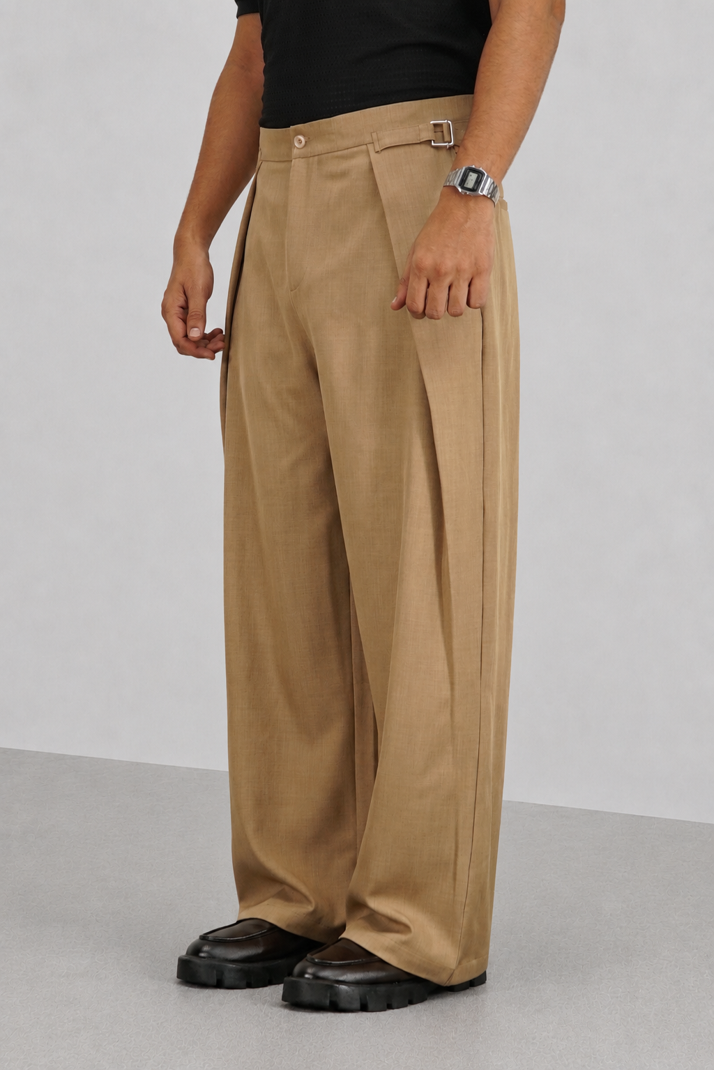 RIWYN Buckle Waist Flex Fit Pants