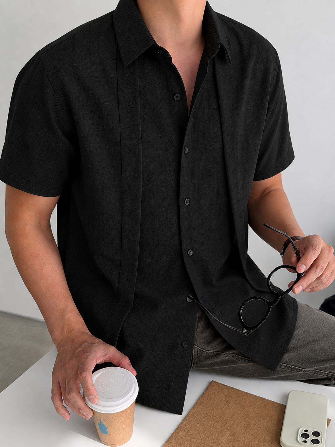 RIWYN Softform Linen Blend Shirt