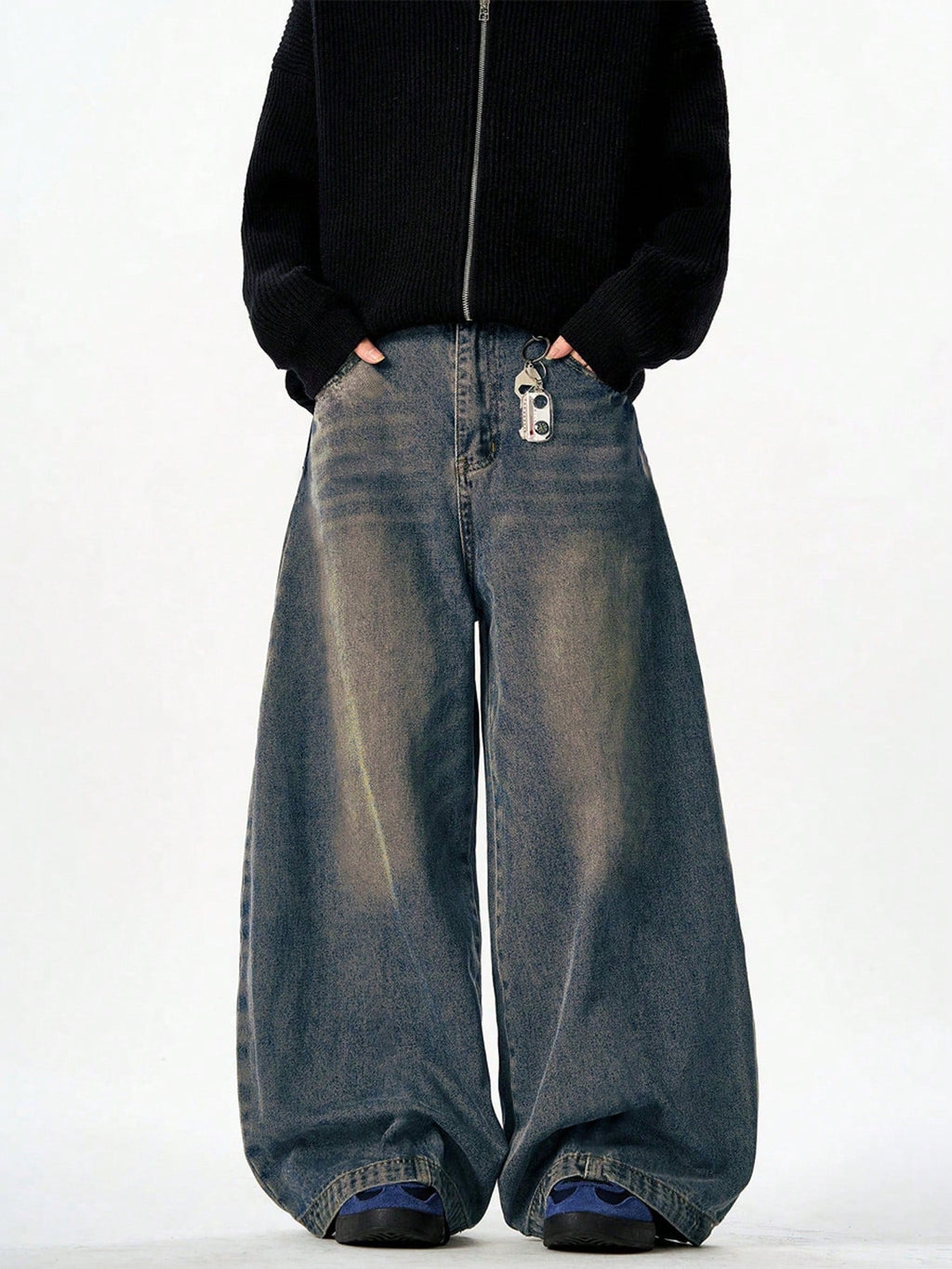 RIWYN Antique Blue Baggy Japan Fit Jeans
