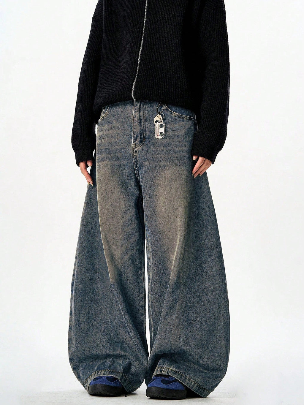 RIWYN Antique Blue Baggy Japan Fit Jeans