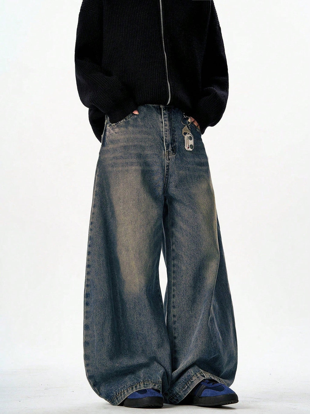 RIWYN Antique Blue Baggy Japan Fit Jeans