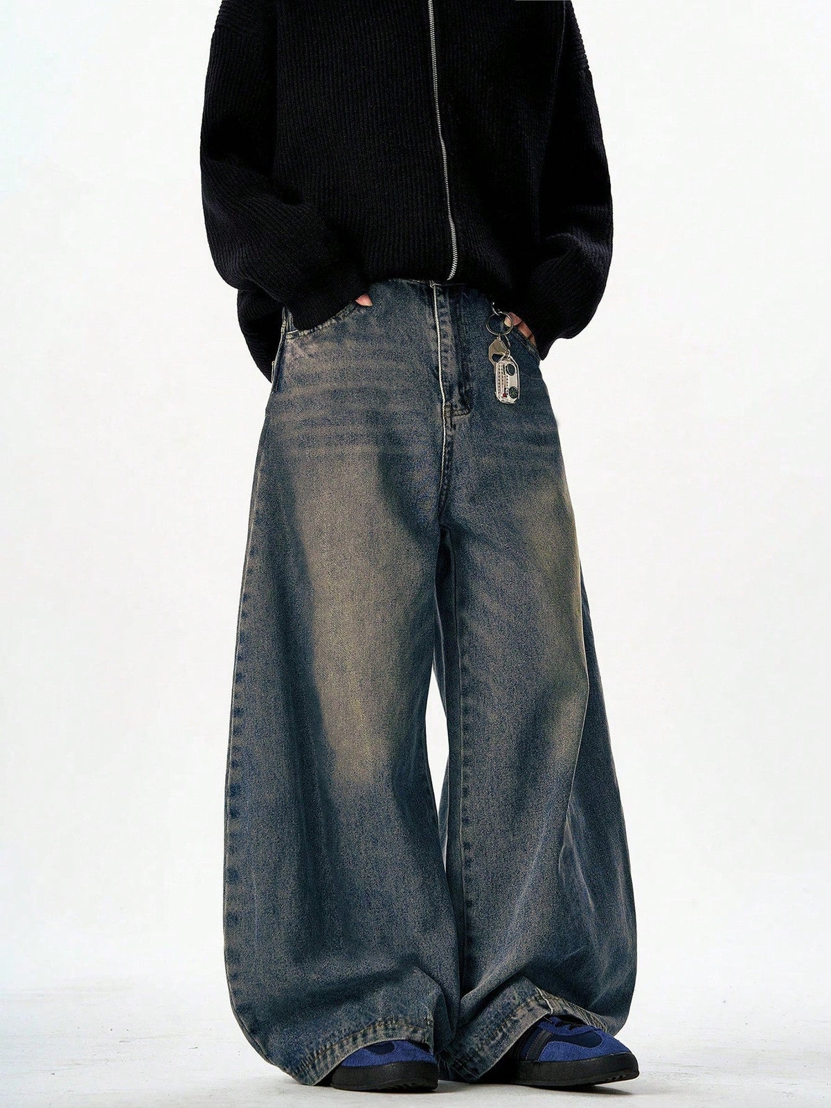 RIWYN Antique Blue Baggy Japan Fit Jeans
