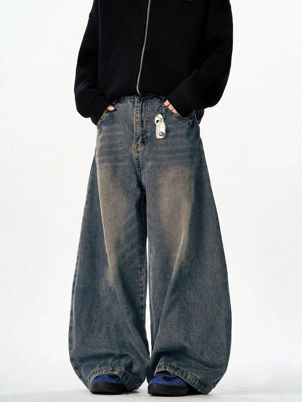 RIWYN Antique Blue Baggy Japan Fit Jeans