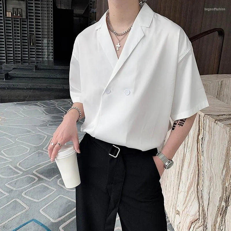 RIWYN Hanbok double buttoned men shirt