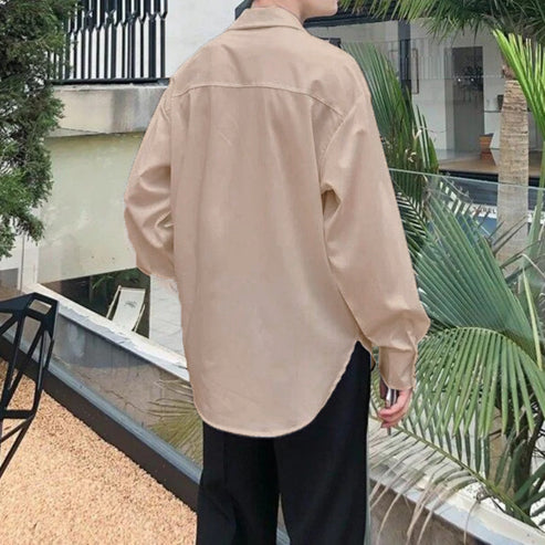 RIWYN Tokyo Style With Belt Oversized Shirt