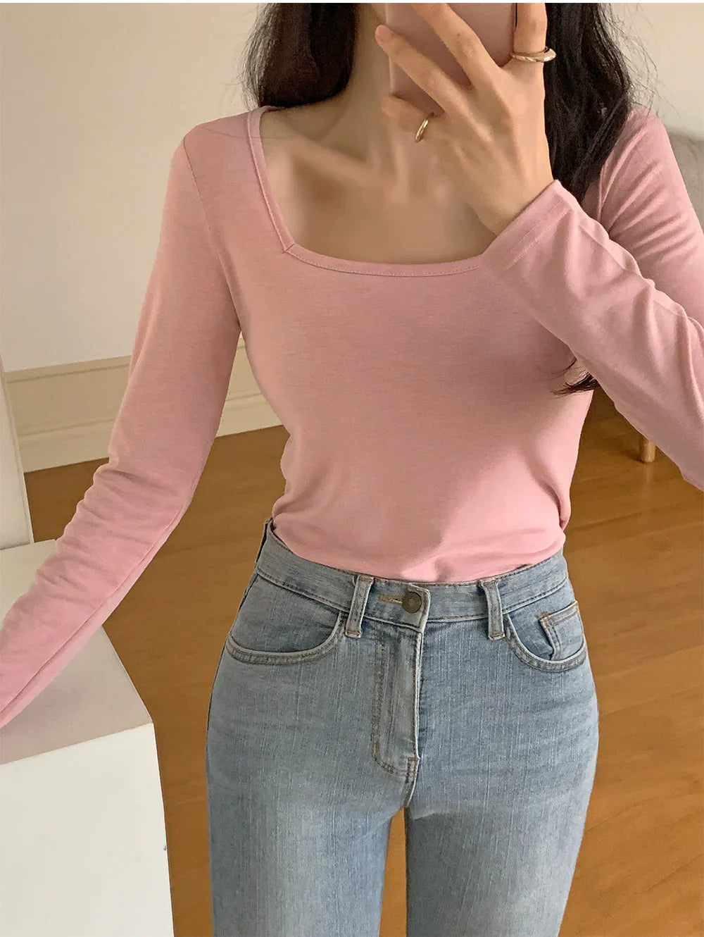 RǏWYÑ | Daily Passion Square Neck Sleeve Top