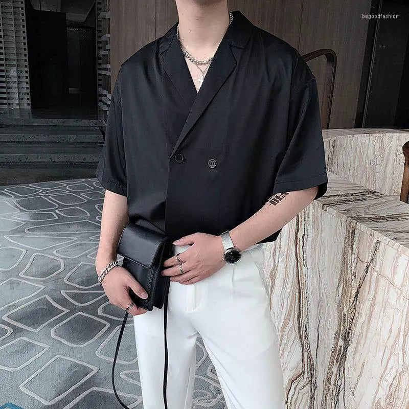 RIWYN Hanbok double buttoned men shirt