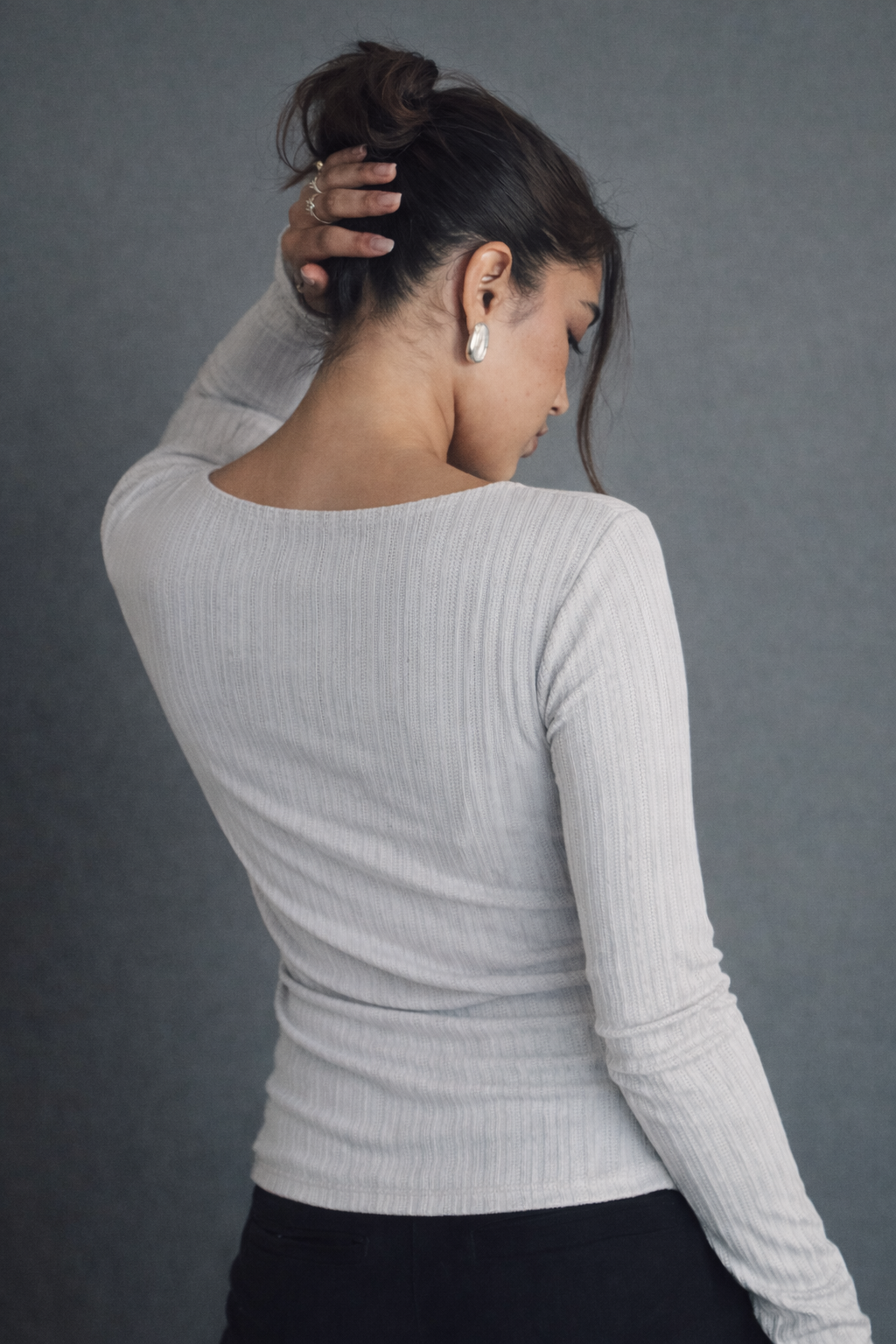 RǏWYÑ | Knit Frame Full Sleeve Top