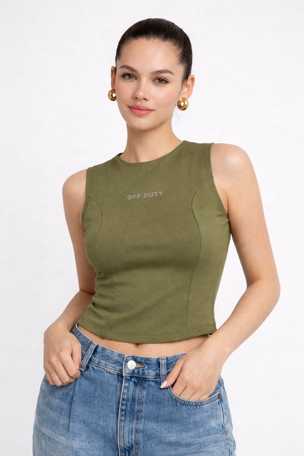 RǏWYÑ | Sculpt And Flare Cloud Top