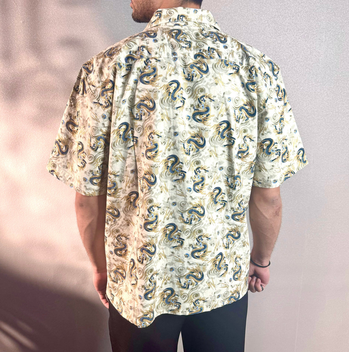 RIWYN Dragon Evil Eye Structured Shirt