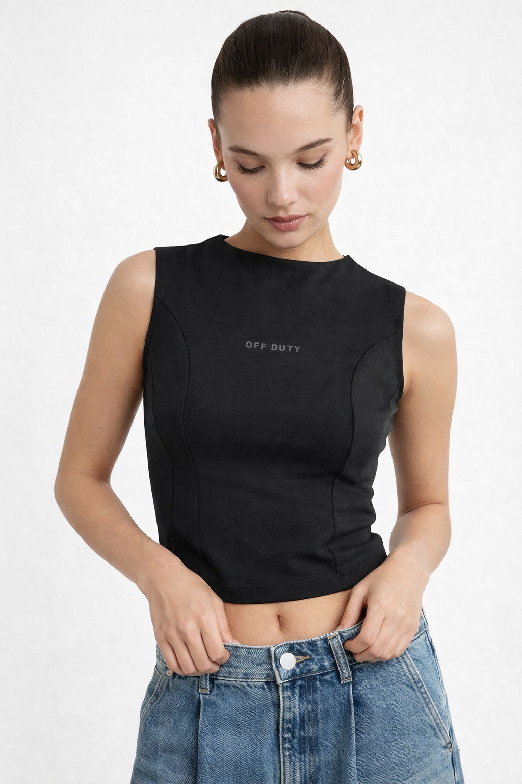 RǏWYÑ | Sculpt And Flare Cloud Top