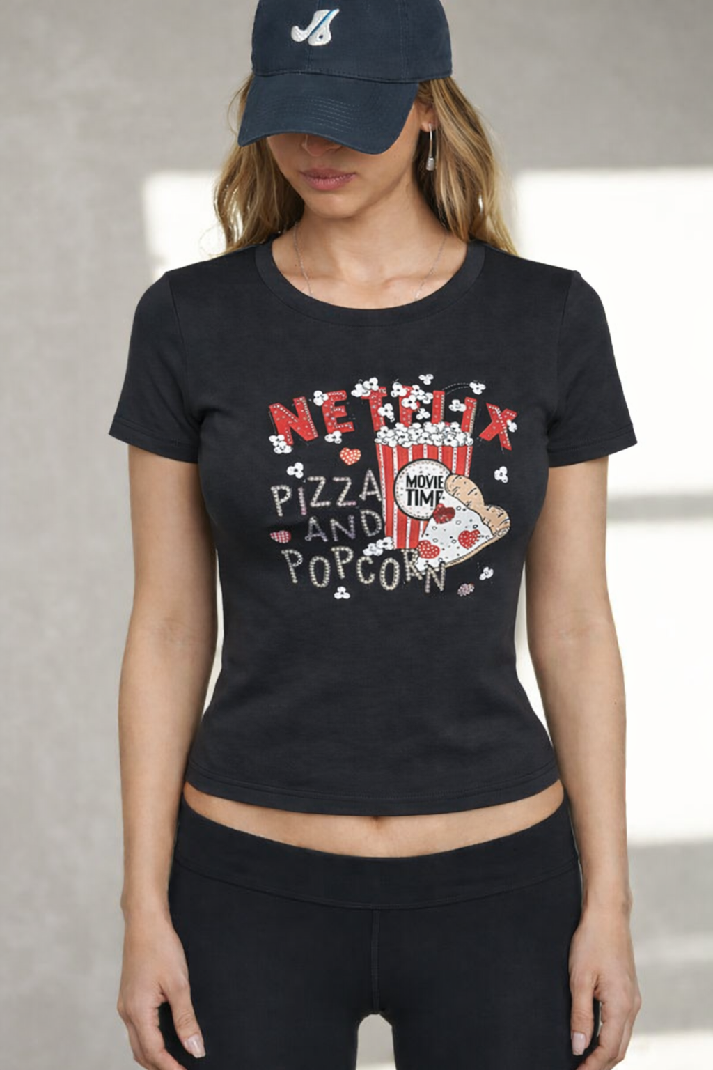 RǏWYÑ | Netflix And Chill Baby Tee