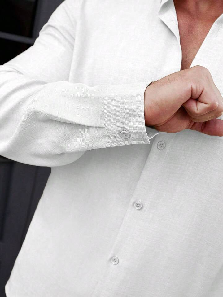 RIWYN Super Soft Linen Long Sleeve Shirt