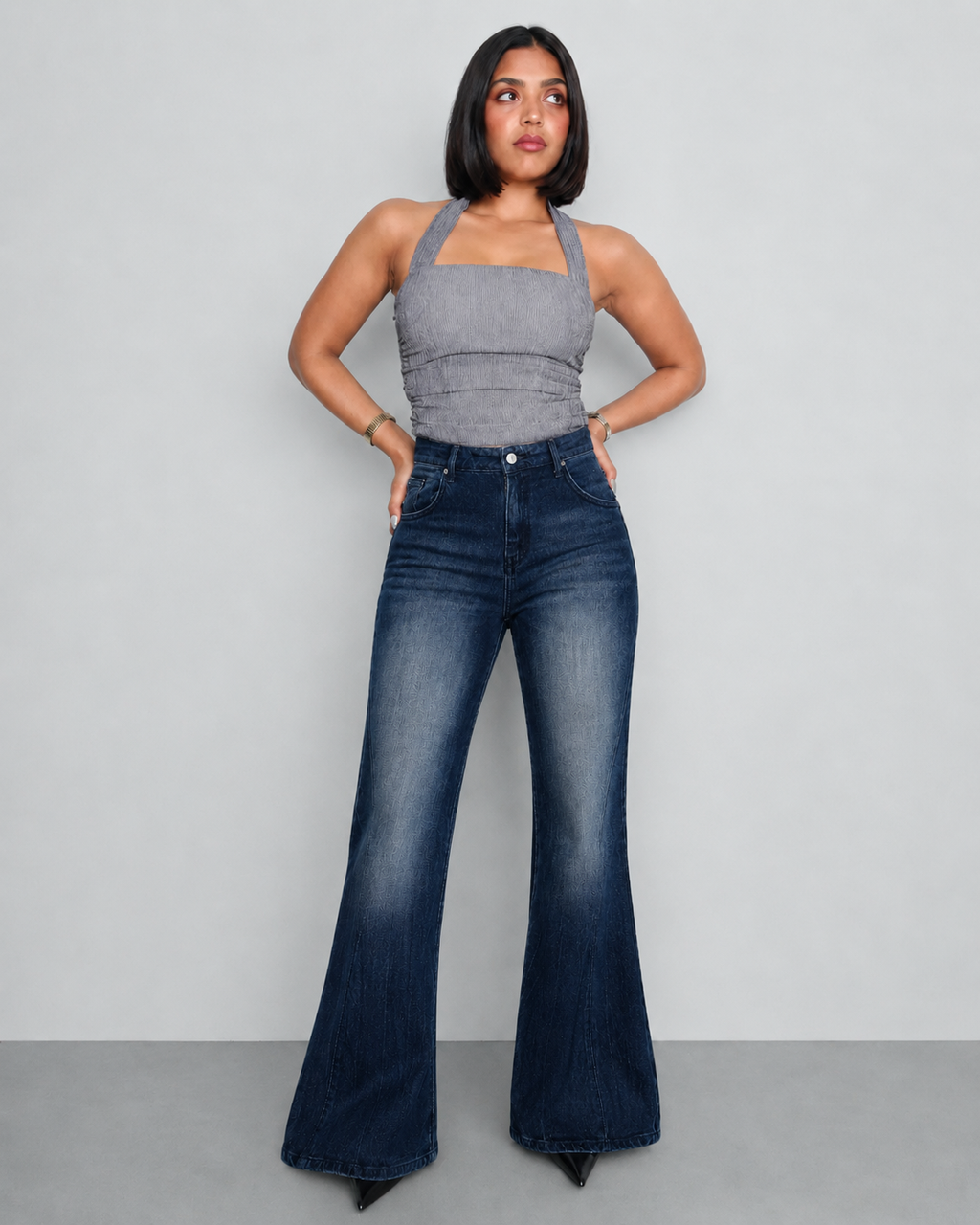 RǏWYÑ | Baddie Breakup Flare Jeans