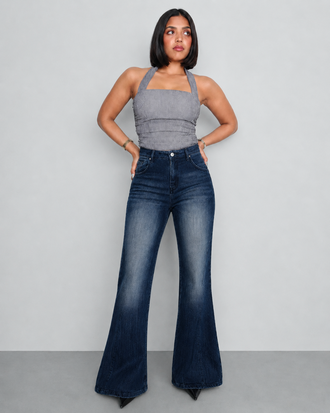 RǏWYÑ | Baddie Breakup Flare Jeans