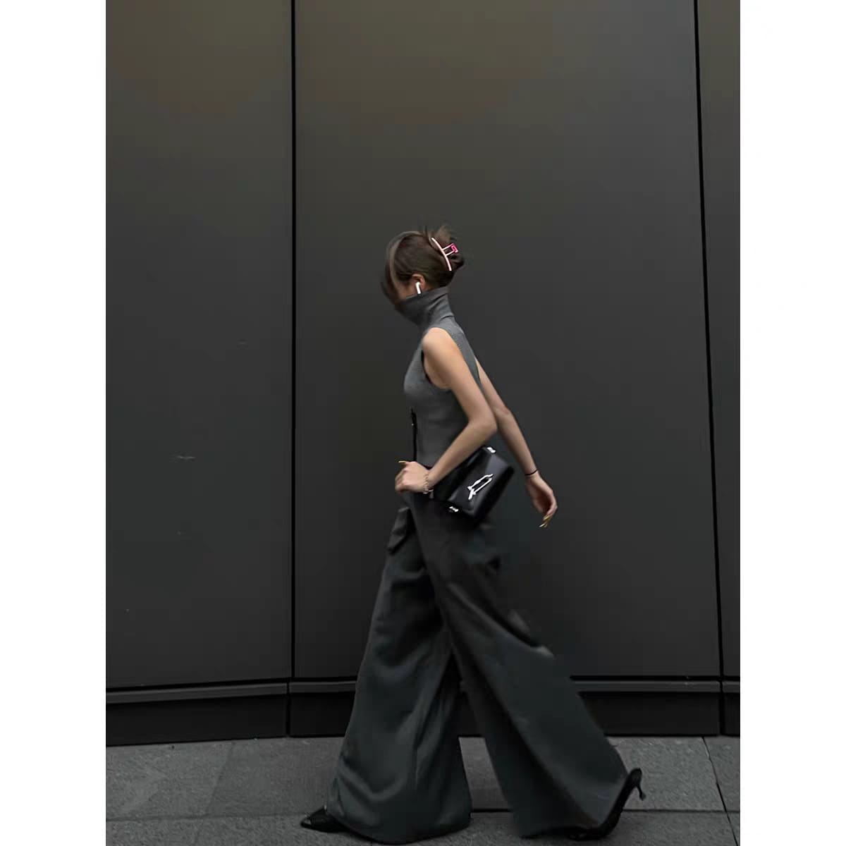 RǏWYÑ | Sakura Bloom Wide Leg Trousers