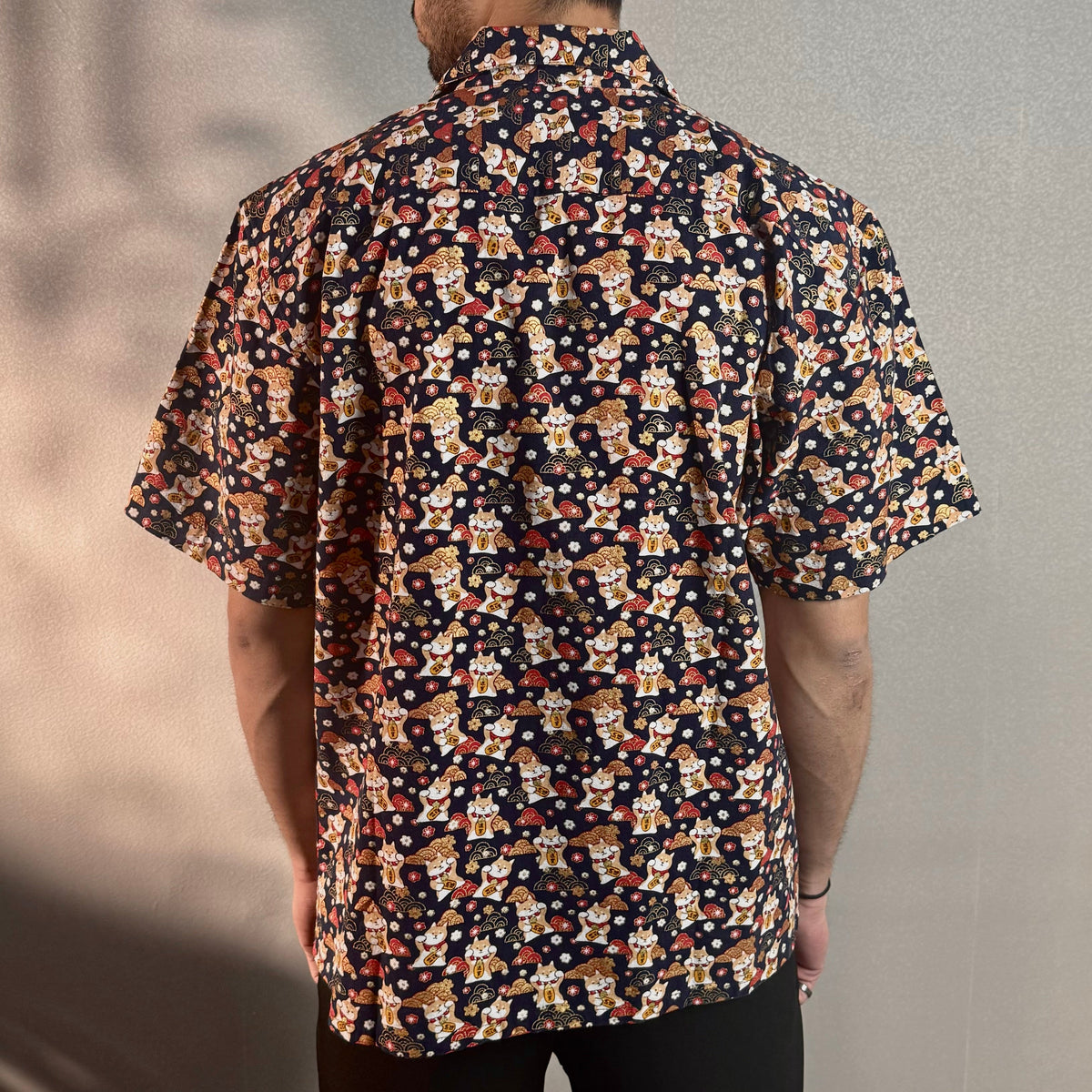 RIWYN Shanghai Fortune Cat Structured Shirt