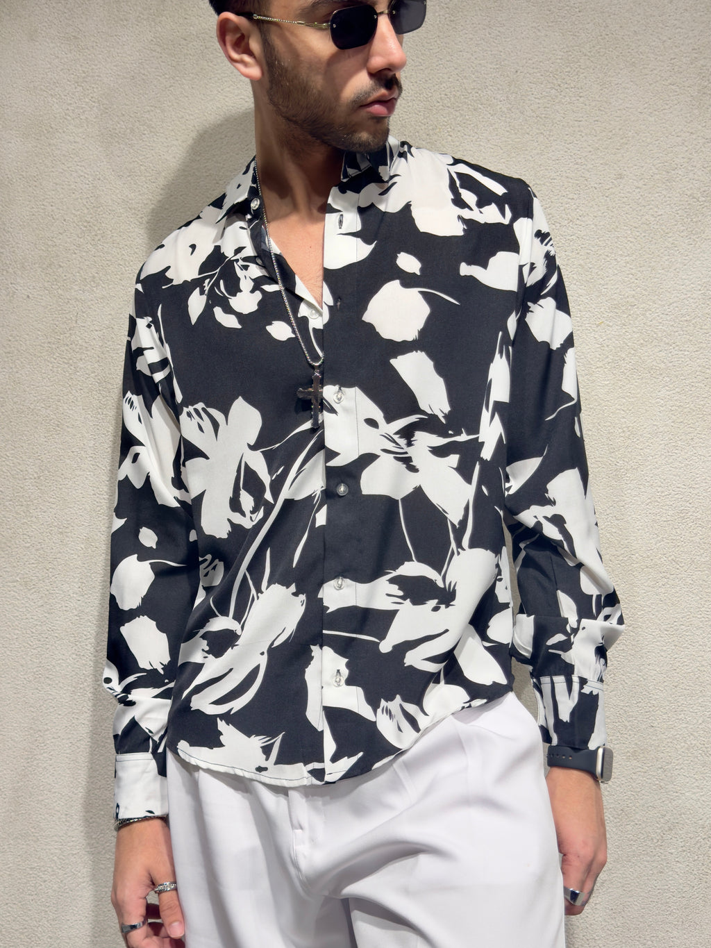 RIWYN Floral Forest Core Print Full-Sleeves Shirt