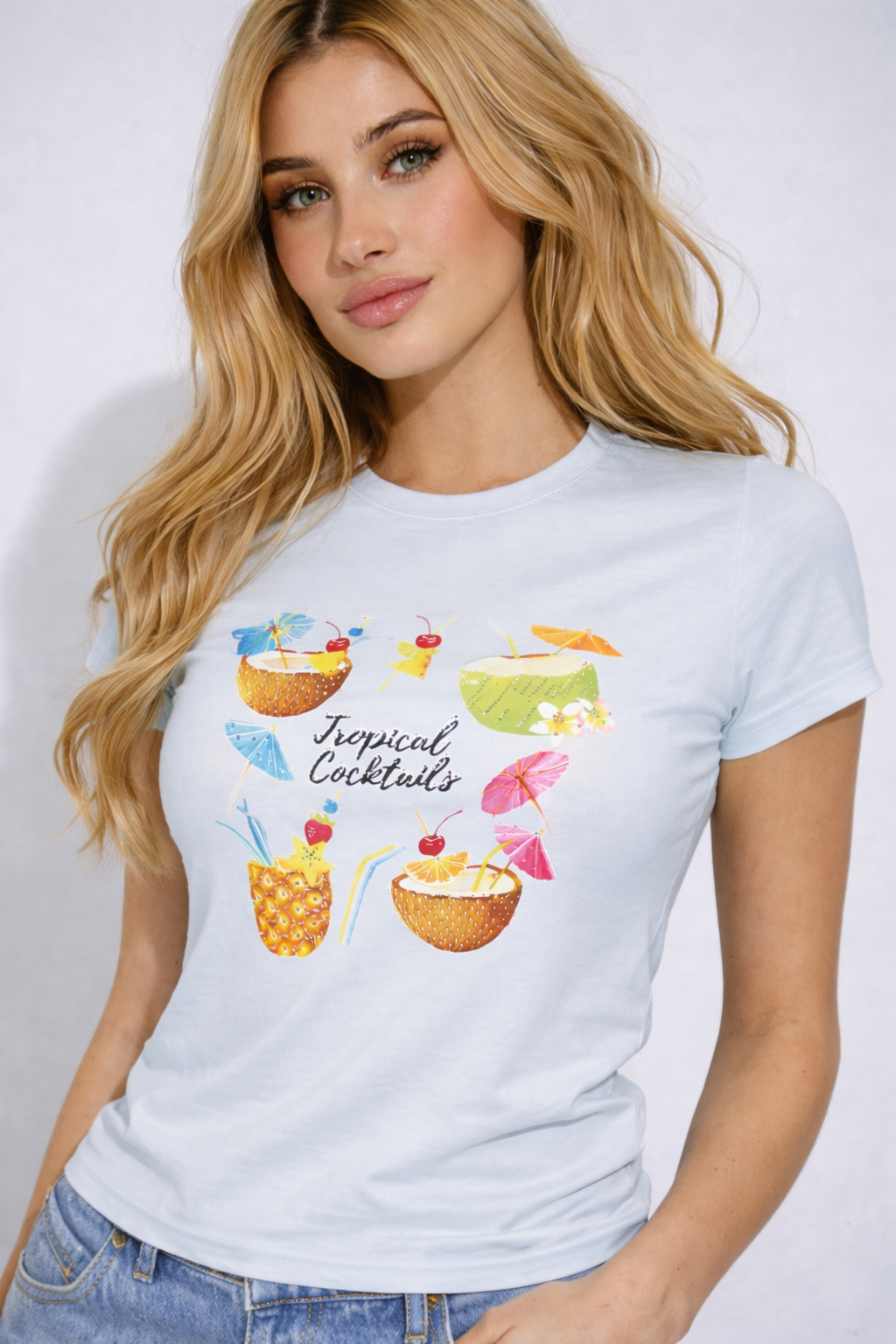 RǏWYÑ | Tropical Baby Tee