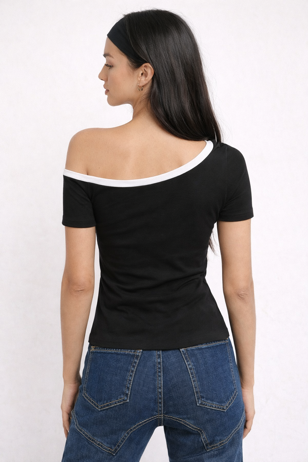 RǏWYÑ | Speed Over Limit Off-Shoulder Top