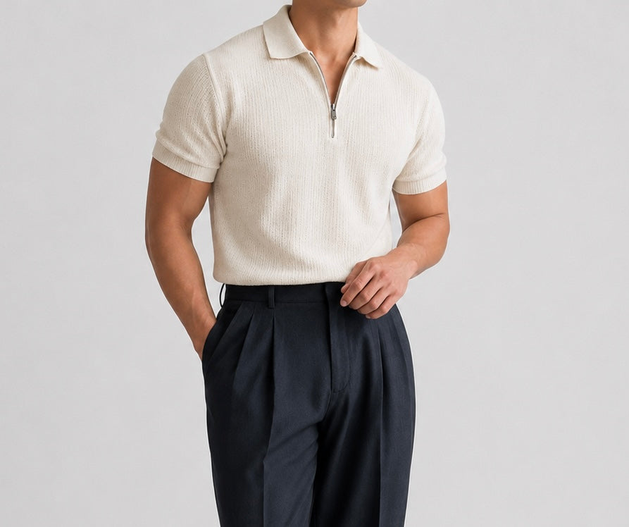 RIWYN Urban Tribe Knit Polo