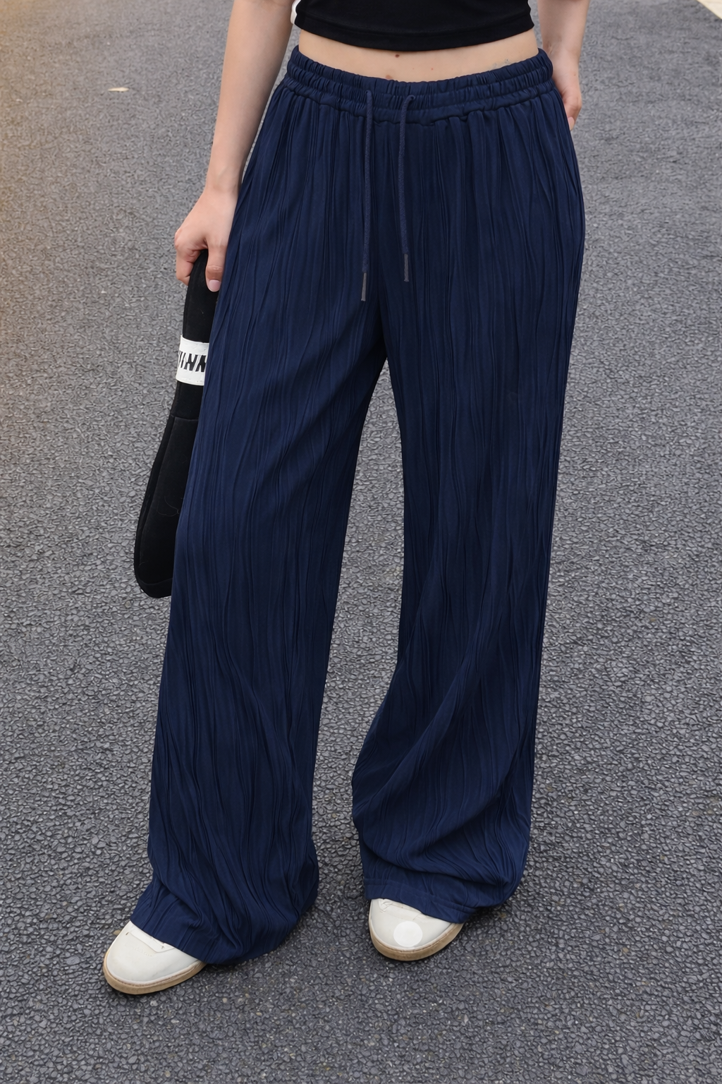 RǏWYÑ | Surface Wave Texture Baggy Joggers