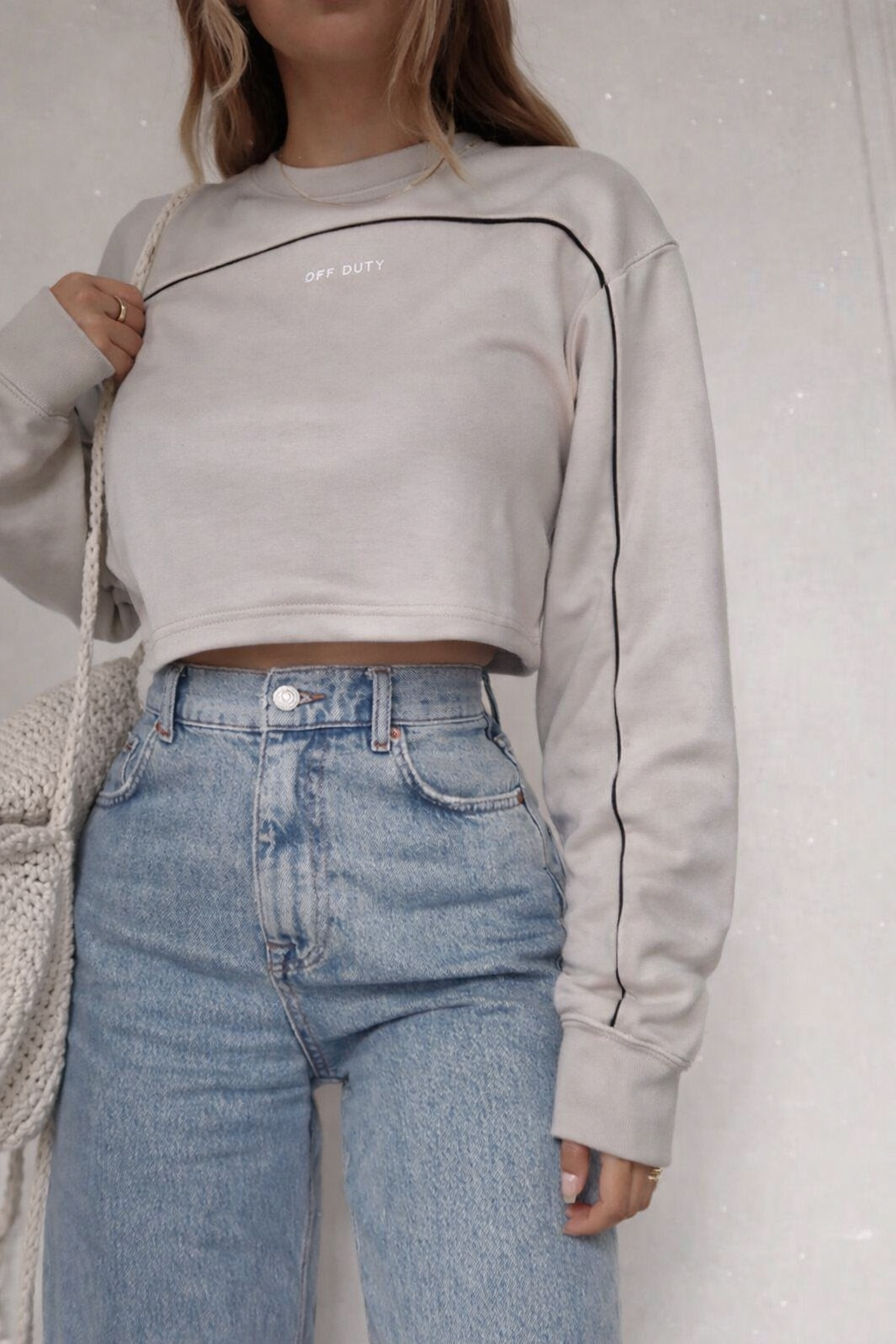 RǏWYÑ | Cloud Contrast Full Sleeve Top