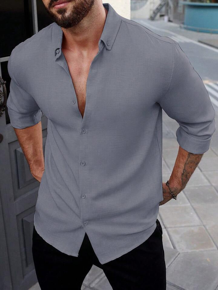 RIWYN Super Soft Linen Long Sleeve Shirt