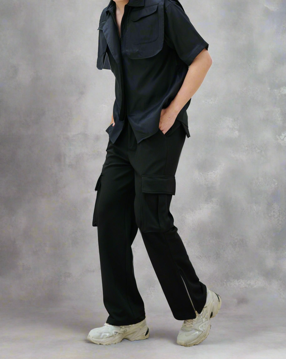 RIWYN K-Trend Multi Pockets Zippered Cargo Pantss