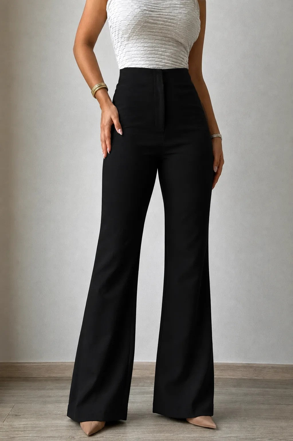 RǏWYÑ | Super High-Waist Bootcut Pants