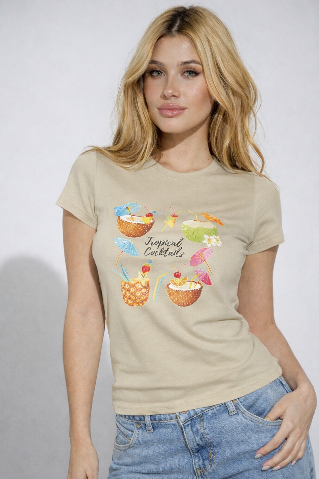 RǏWYÑ | Tropical Baby Tee