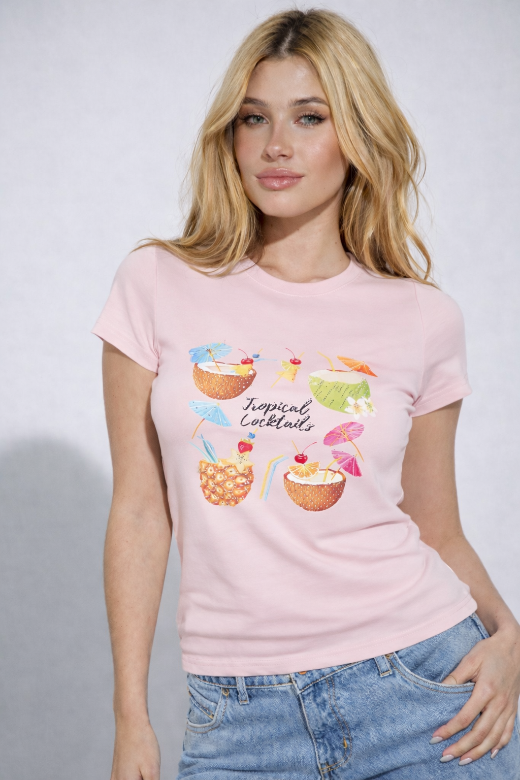 RǏWYÑ | Tropical Baby Tee