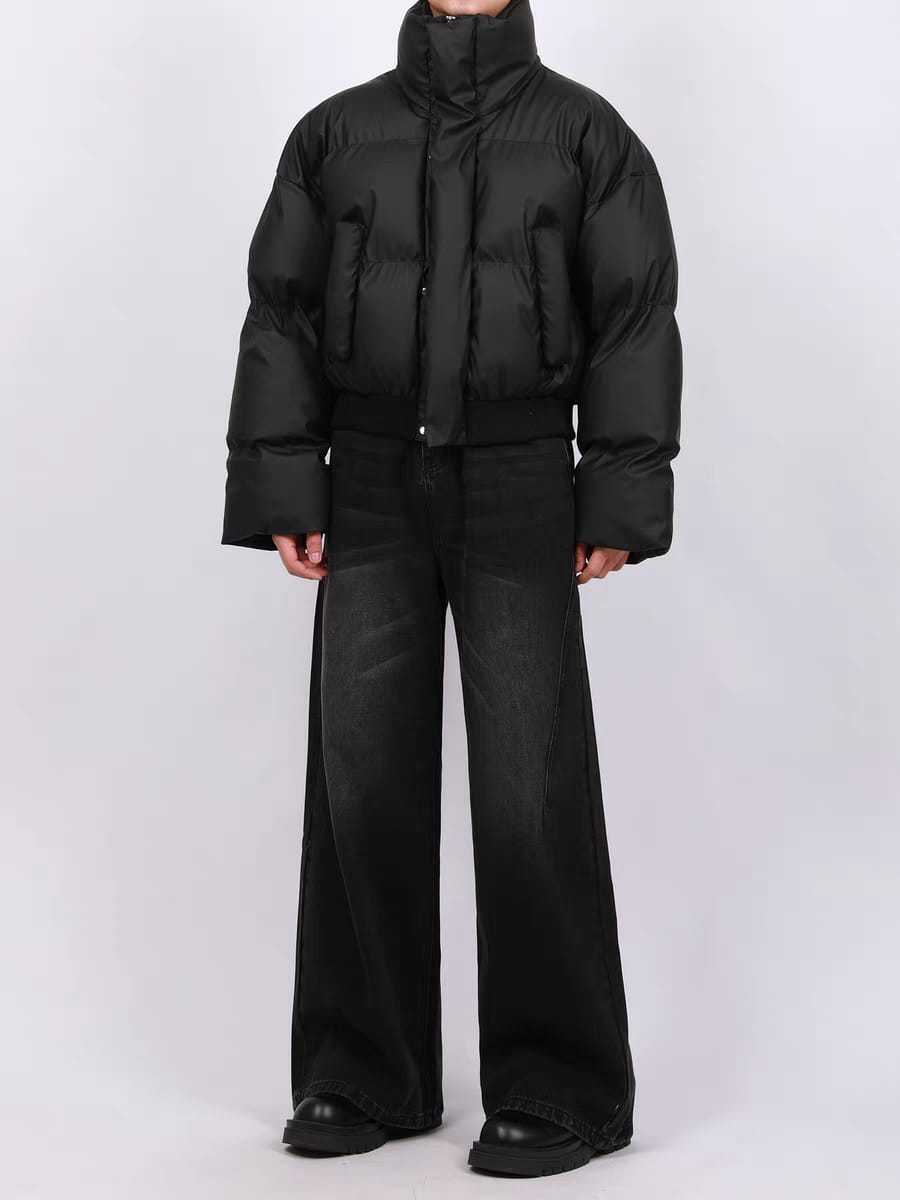 RIWYN Black Dynasty Wash Straight A Line Jeans