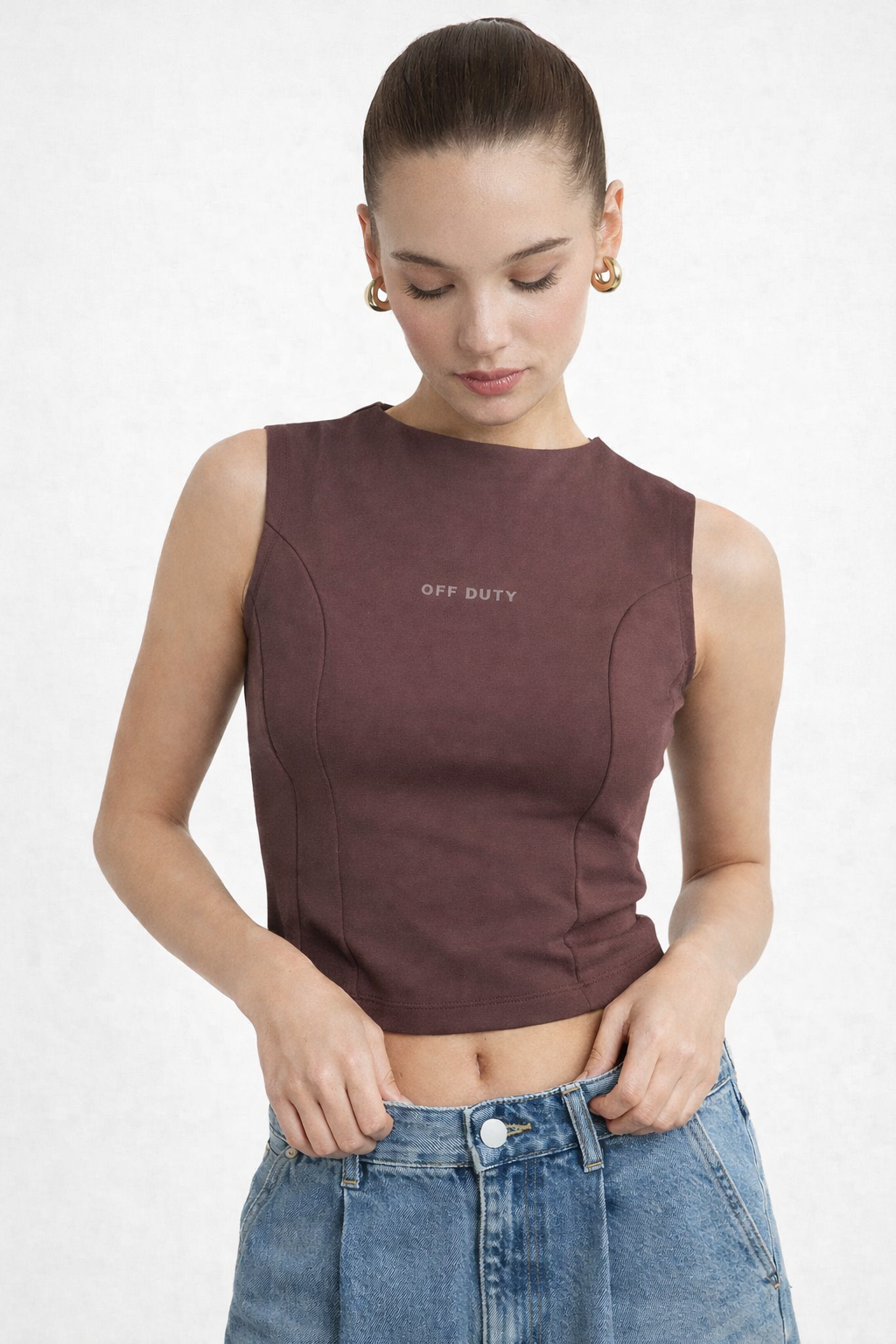 RǏWYÑ | Sculpt And Flare Cloud Top
