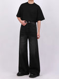 RIWYN Black Dynasty Wash Straight A Line Jeans