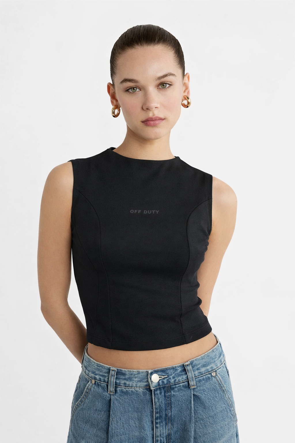 RǏWYÑ | Sculpt And Flare Cloud Top